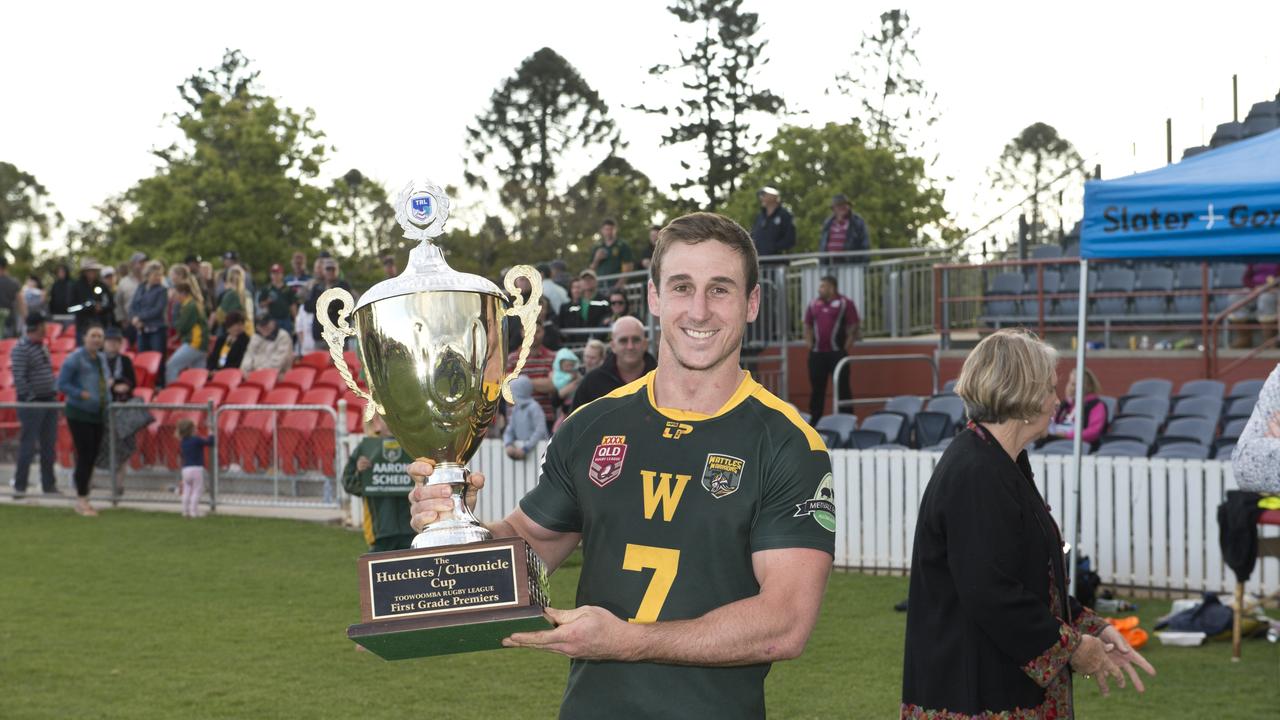 Matt Duggan, Wattles. TRL Grand Final, Wattles vs Dalby Diehards. Sunday, Sep 27, 2015. Photo Nev Madsen / The Chronicle