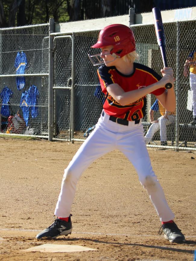 Jensen Marshall batting for Glenelg. Picture: Supplied.