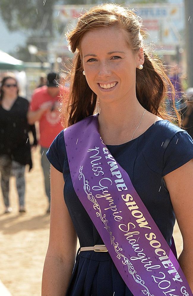 Miss Showgirl 2014, Sophie Mead at the Gympie Show. Photo Craig Warhurst / The Gympie Times