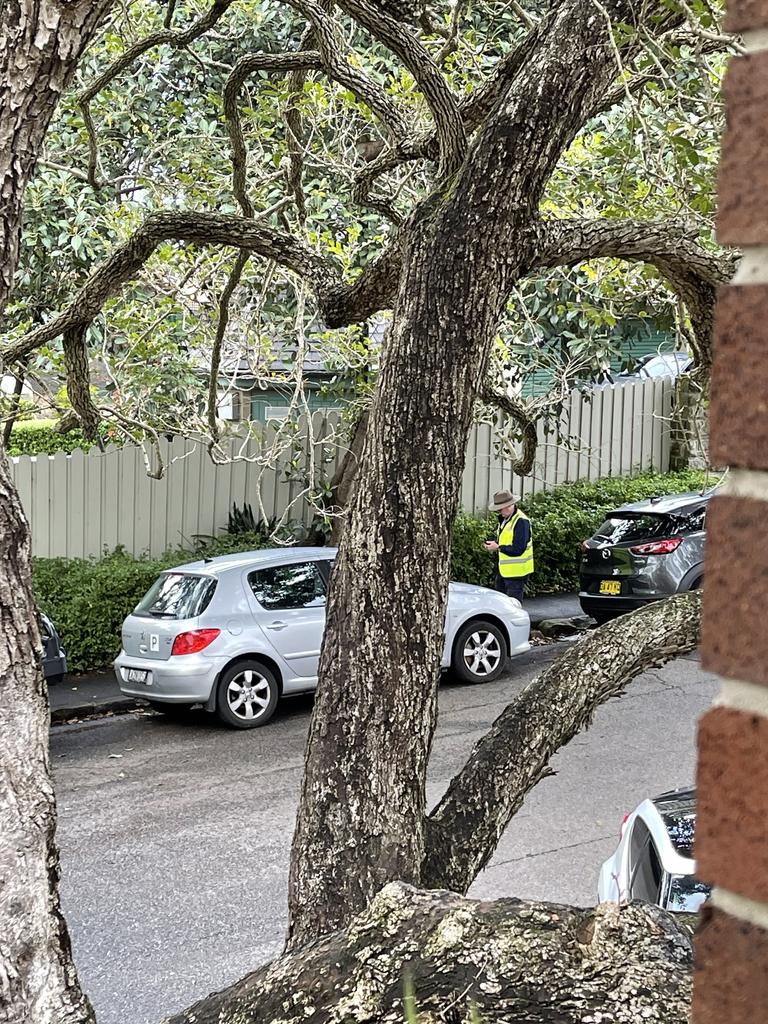 Parking inspectors in Kirribilli.