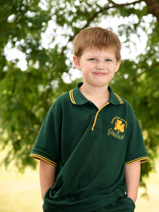 My First Year 2023: Murphy's Creek State School Prep student Dante Cunningham, February 14, 2023. Picture: Bev Lacey