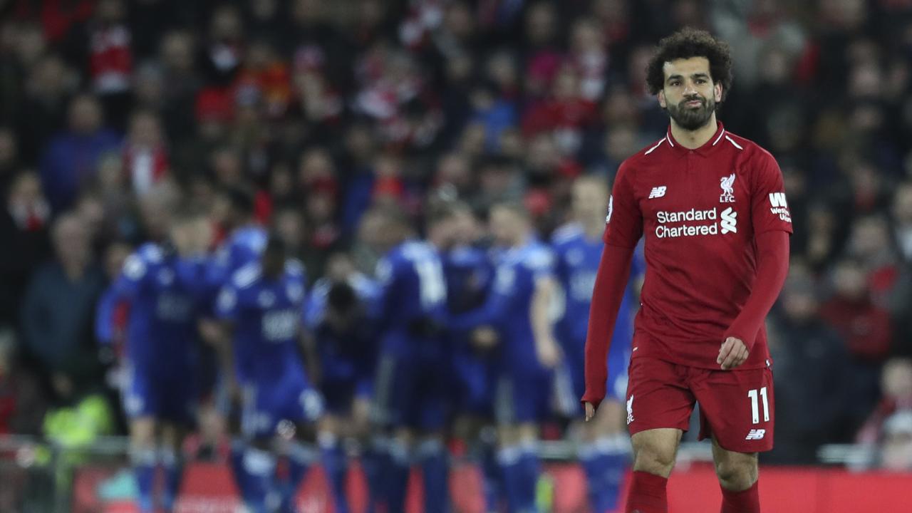 Liverpool and Mohamed Salah were held to a 1-1 draw by Leicester.