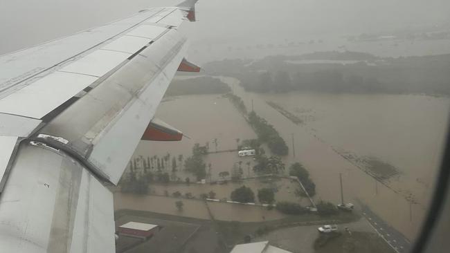 Yorkeys Knob during the flooding. Picture: Supplied