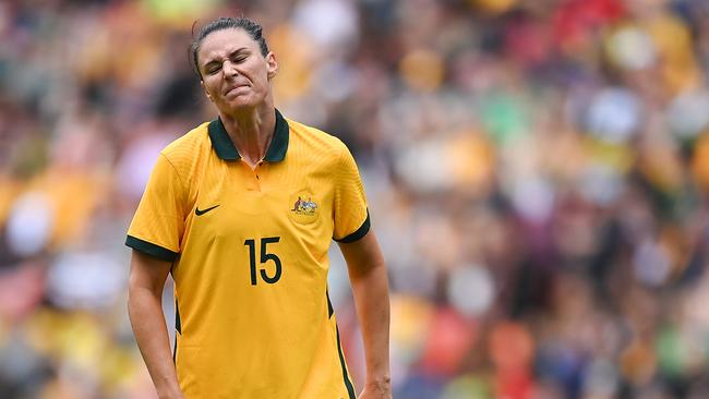 Missing out on the World Cup was one of the toughest moments of Emily Gielnik’s career. Picture: Getty Images