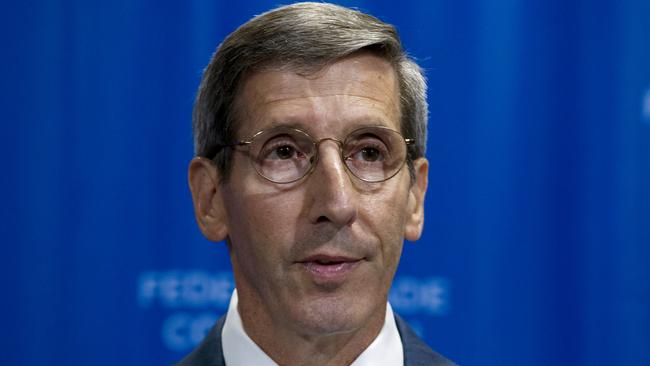 Federal Trade Commission FTC Chairman Joe Simons speaks during a news conference about Facebook settlement at FTC headquarters in Washington.