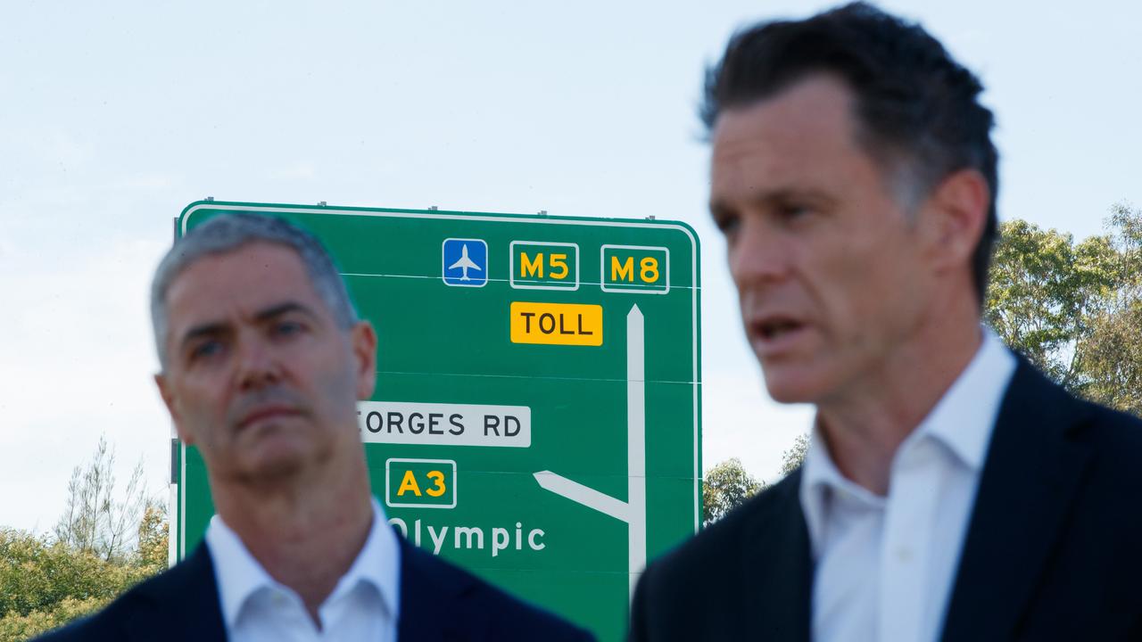 Transport Minister John Graham (left) and Premier Chris Minns want to reform the toll network. Picture: Max Mason-Hubers