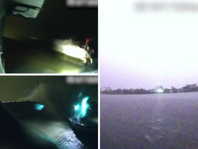 VIDEO: Astonishing water rescue amid giant lightning bolts