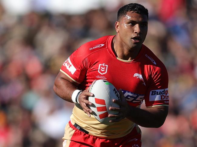 Tevita Pangai Junior has touched down in France ahead of his move to Catalans. Picture: Jason McCawley/Getty Images