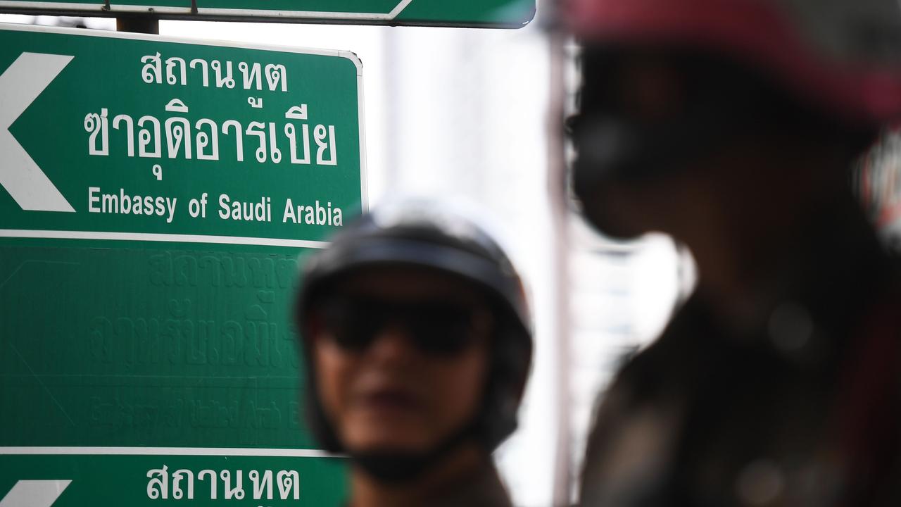 She reportedly mistakenly thought there was no Saudi embassy in Bangkok. Picture: Lillian Suwanrumpha/AFP