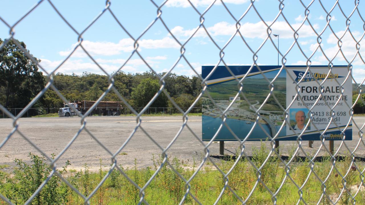 The former bowling club site is the largest vacant development site in Batemans Bay. Picture: Tom McGann.