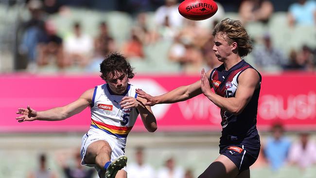 Top draft prospect Nick Watson says he lets his footy do the talking amid questions over his height. Picture: Getty Images