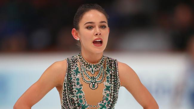 Kailani Craine performs in the free skating in Germany last year.