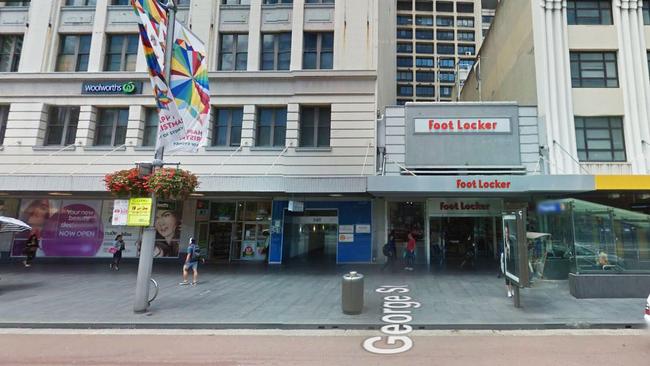 What is left of the original US Woolworths – Foot Locker – now sits next to Sydney's flagship Woolworths.