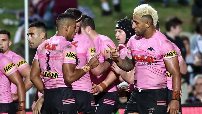 Viliame Kikau is always a handful. Picture: Getty Images