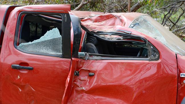 A man has died in a car crash on the Karoonda Highway, 28km from Murray Bridge. Picture: Brenton Edwards