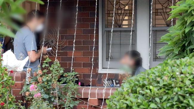 One of the arrests at Concord West. Picture: NSW Police