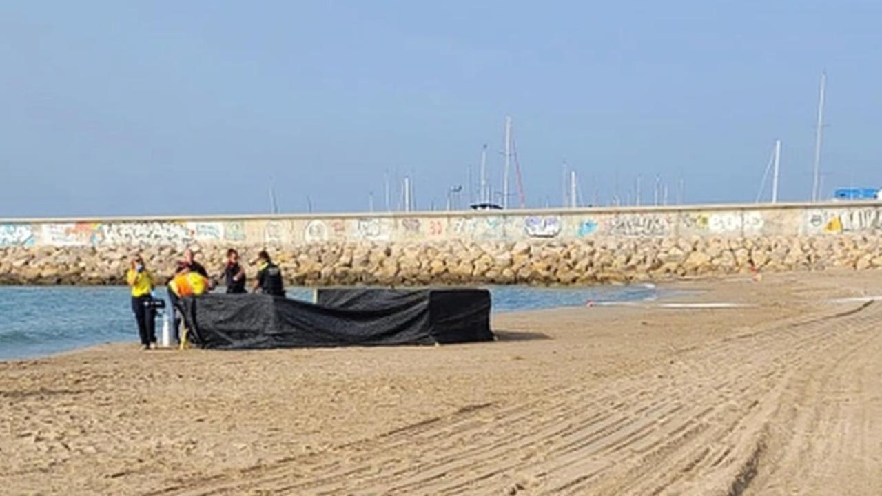 Baby's headless body found on beach in Spain. Picture: Solarpix