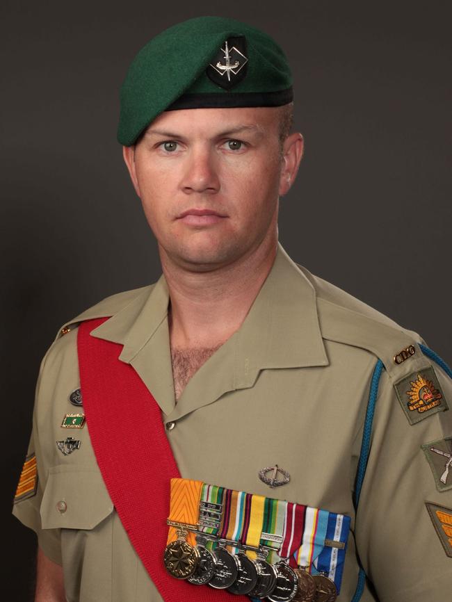 Sergeant Brett Wood, 32, was killed by a roadside bomb attack during a clearance operation on May 23, 2011.