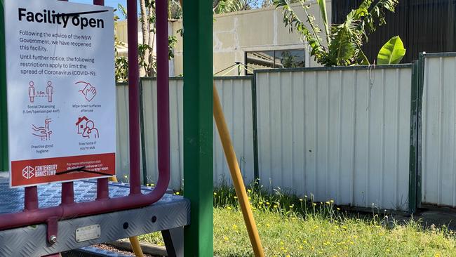 Bryant Park has become synonymous with locals as a suspected drug hot spot, with rubbish and drug paraphernalia found on its grounds almost daily. Picture: Alyce Mokrzycki