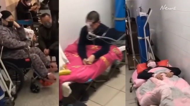 WATCH: Shocking footage of coronavirus patients from inside Wuhan hospital