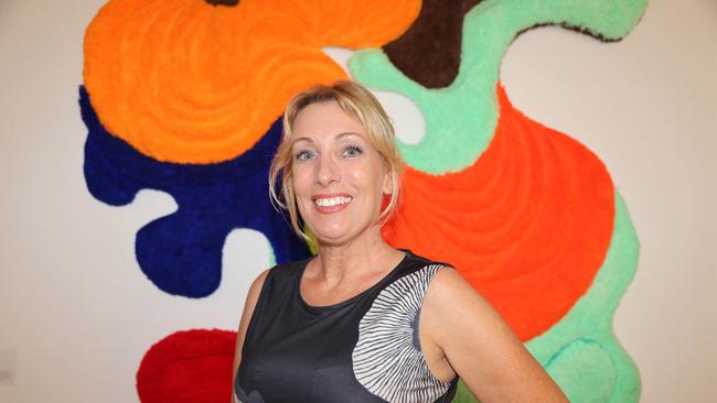 Natasha Edwards at the SWELL Art Prize at Broadbeach Community Space for Gold Coast at Large. Picture, Portia Large.