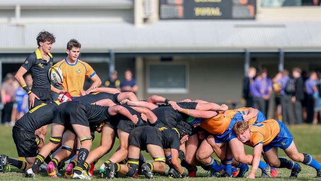 St Laurence's v Marist College Ashgrove. Photography by Stephen Archer