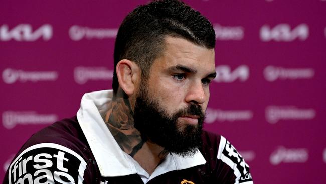 Adam Reynolds after the loss to Melbourne. Picture: Bradley Kanaris/Getty