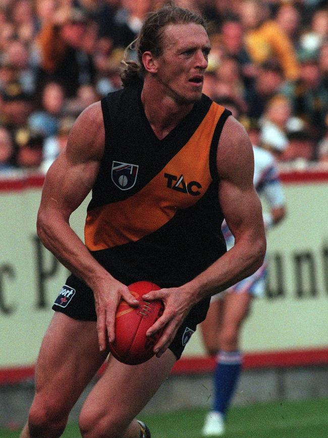 Michael Gale in action for Richmond in 1997.