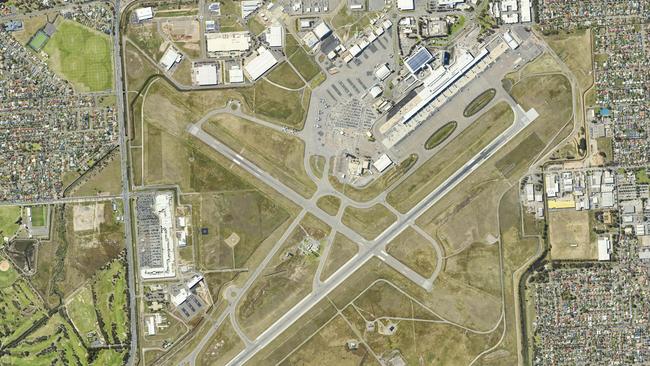 Adelaide Airport from above. Image AeroMetrex/ MetroMap.