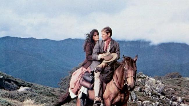 Actors Tom Burlinson and Sigrid Thornton in a scene from the 1982 film The Man from Snowy River . Image supplied Picture: Supplied