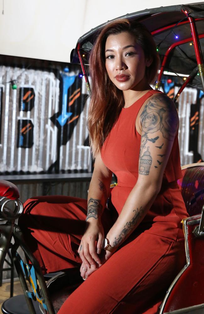 NSW MKR contestant  Betty Banks at the the Civic Hotel. Picture: Bob Barker