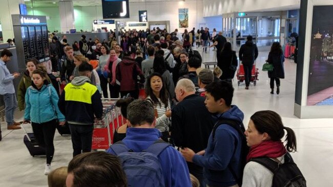 Sydney airport and passenger chaos