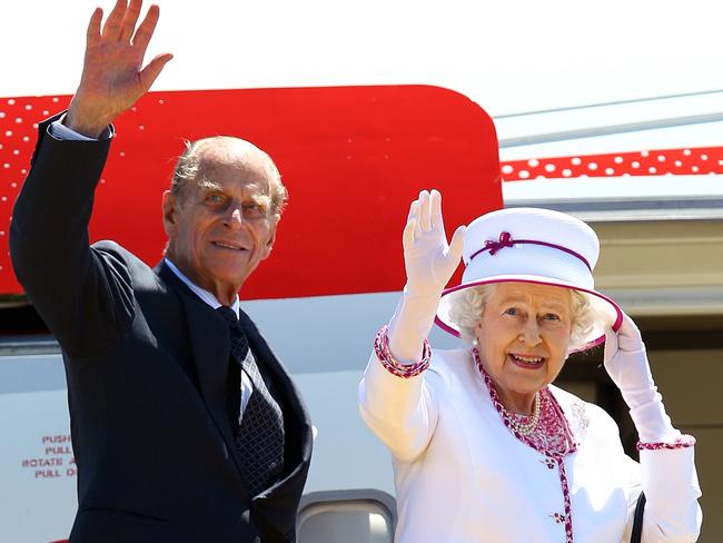 Most of Philip’s wealth will be left to the Queen. Picture: AFP