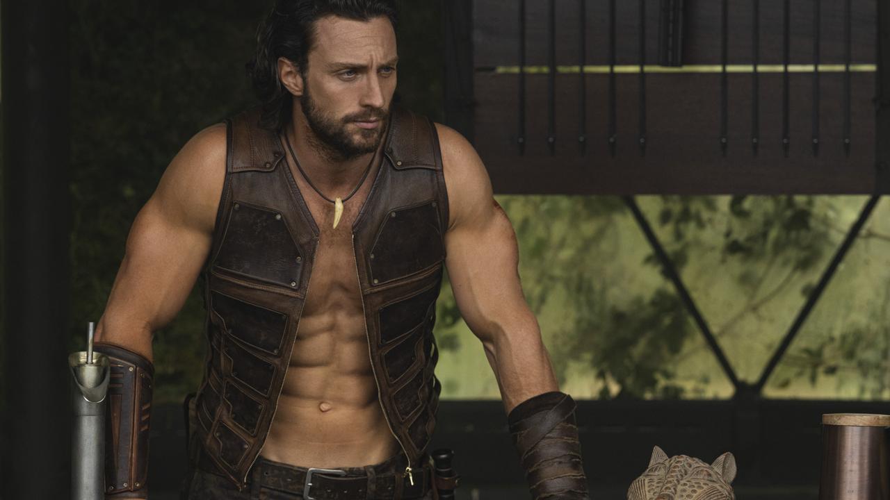 Taylor Johnson most recently starred in action/sci-fi Kraven the Hunter. Picture: Sony