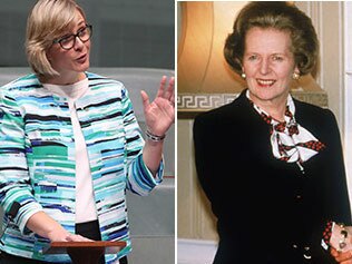 Zali Steggall and Margaret Thatcher