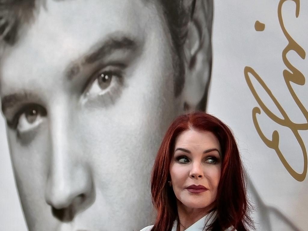 Priscilla Presley at the dedication of an Elvis Forever stamp in 2015. Picture: AP