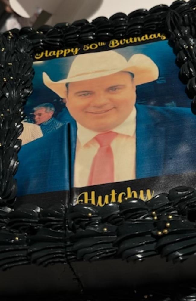 Craig Hutchison’s 50th birthday cake.