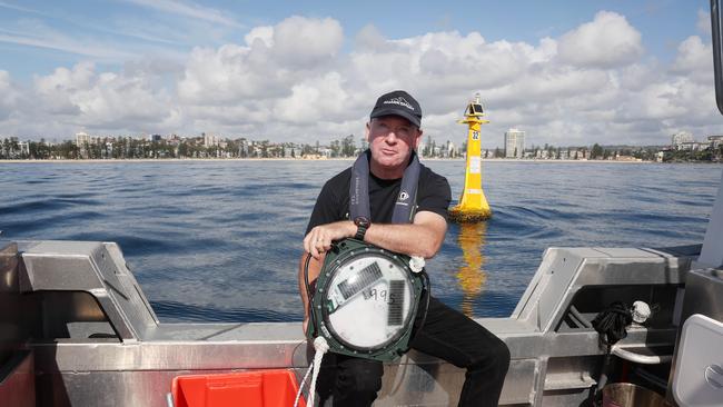 NSW DPI shark programs lead Marcel Green said removing the nets a month early was the most significant change to the program in 40 years. Picture: Rohan Kelly