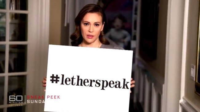 Alyssa Milano joined the #LetHerSpeak campaign for law reform so that sexual assault survivors in Tasmania and the Northern Territory can waive their right to anonymity in the media, if they so choose.