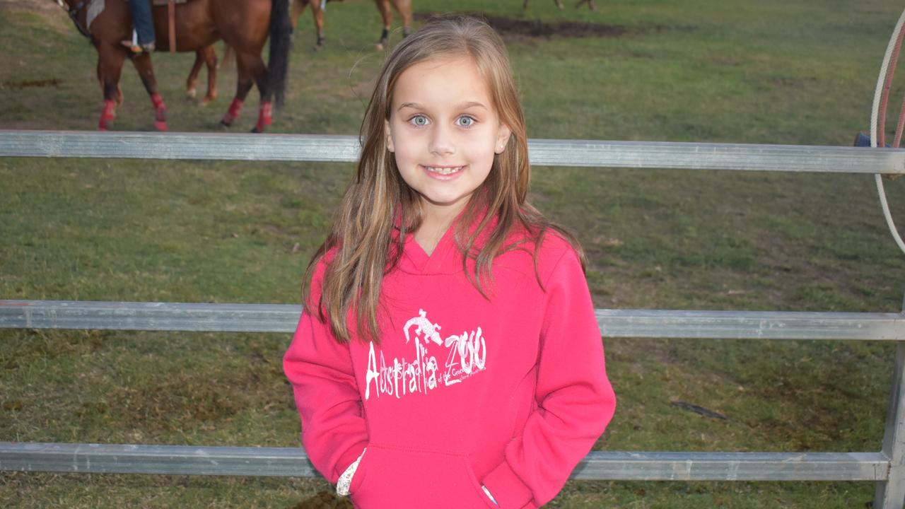 Aaleyah Christou from Brisbane at the 2021 Killarney Rodeo. Photo: Madison Mifsud-Ure / Warwick Daily News