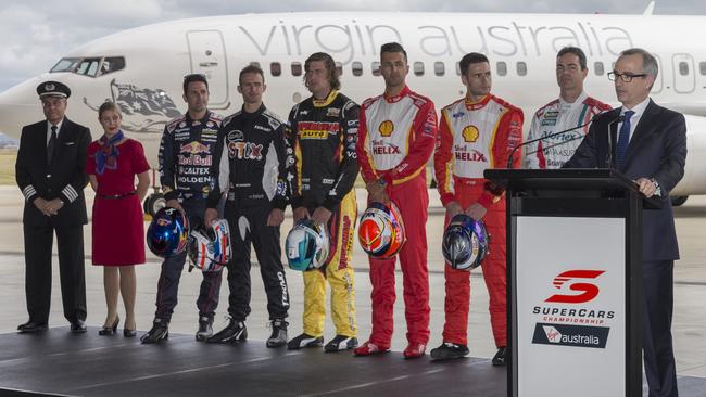 New sponsorship deal means V8 series will become known as Virgin Australia Supercars Championship.