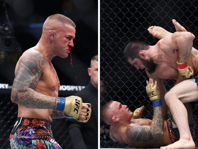 Poirier's post-fight announcement took everyone by surprise. Photos: Getty Images