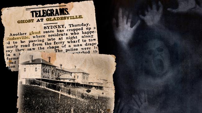 Perhaps he was Gladesville’s ghost reported in 1920, “a white-faced man with piercing eyes” who so rattled residents that in 1921, police held an all-night vigil to catch the spirit.