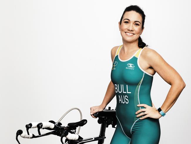 Carly Bull can ride, swim, and run ... she’s a triathlon star at 42.