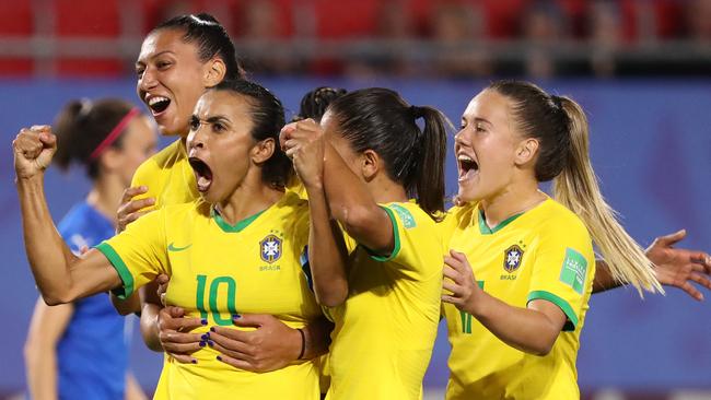 .Brazilian legend Marta has made her sixth World Cup. (Photo by Robert Cianflone/Getty Images)