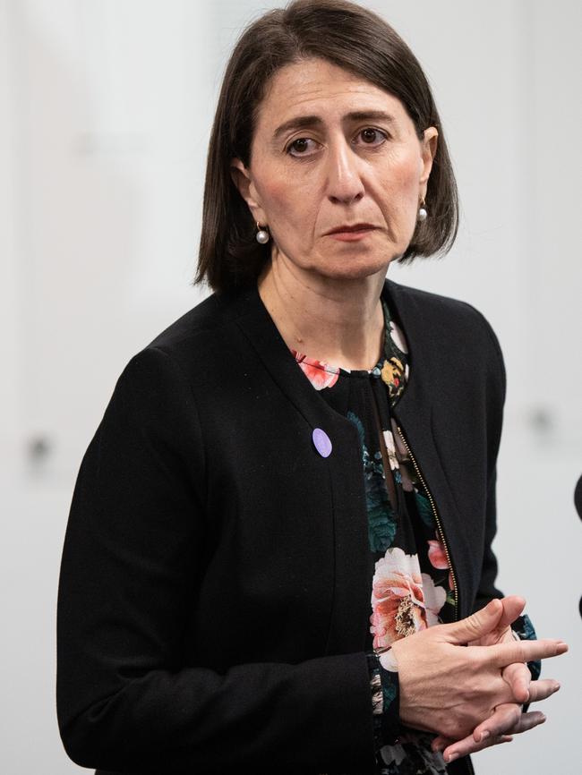 Premier Gladys Berejiklian has come under fire since her relationship with Daryl Maguire was made public. Picture: NCA NewsWire/James Gourley