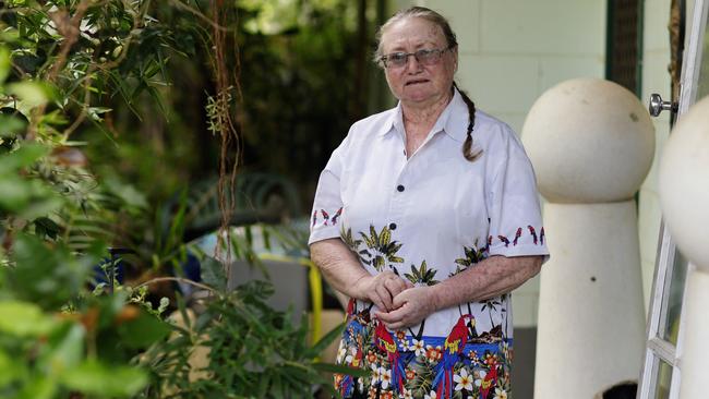 Caravonica woman Deb Hancock is afraid to go beyond the front door of her property due to the behaviour of others in the neighbourhood. Picture: Brendan Radke