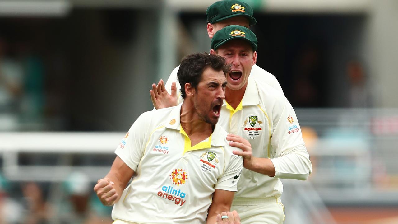 Starc began the Ashes series in the most stunning way possible. (Photo by Chris Hyde/Getty Images)