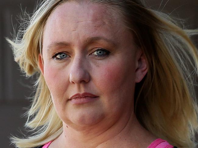 Amy Robinson is suing Lorna Jane for bullying and intimidation while she worked as a manager at the store. Pictured near her Lawyers office in Helensvale. Pics Adam Head