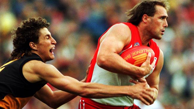 Tony Lockett was almost unstoppable one-on-one.